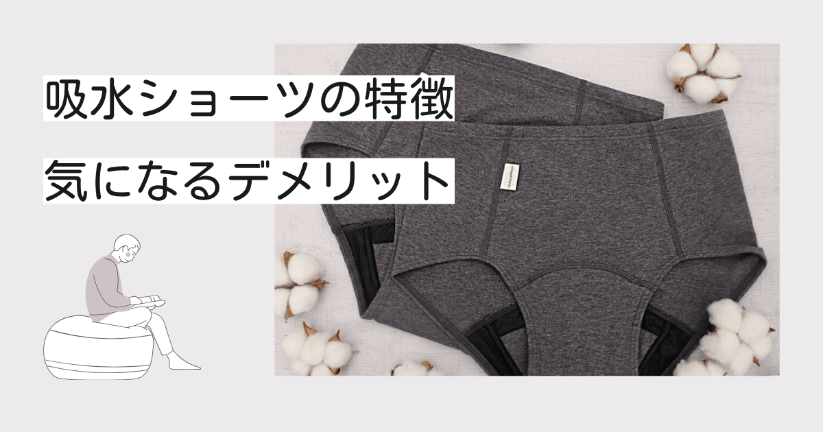 「ナプキンがいらないパンツ」吸水ショーツの特徴や選び方、デメリットって知ってる？